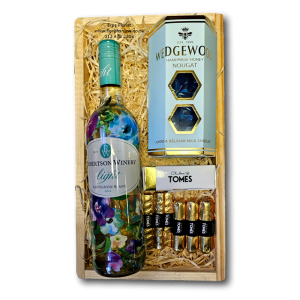 take away the blues hamper by Eros Florist
