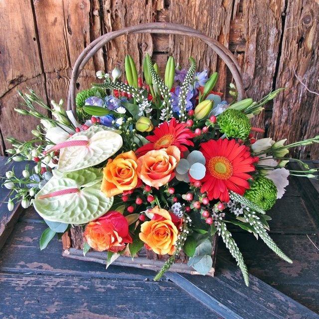 Orange Essence Flower basket
