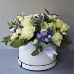 A hat box arrangement can make a great Mother's Day gift