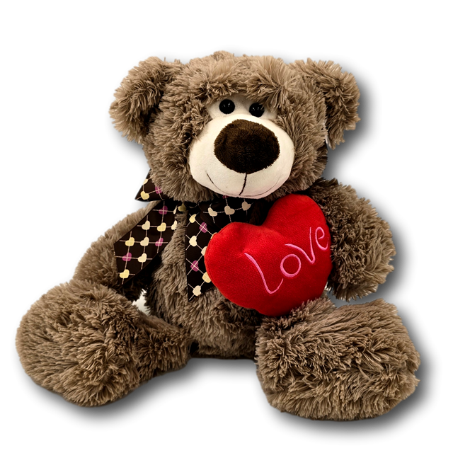 Luxury Teddy Bear with Red Heart – Medium & Medium Plus - Image 2