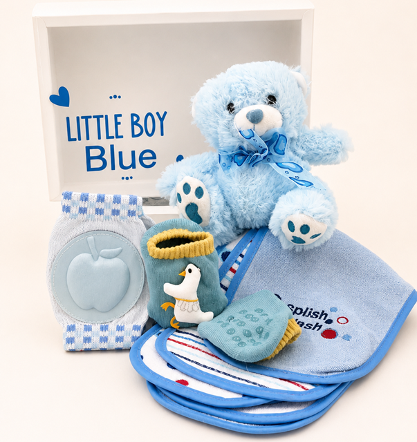 Little Blue Bundle – Baby Gift Box
