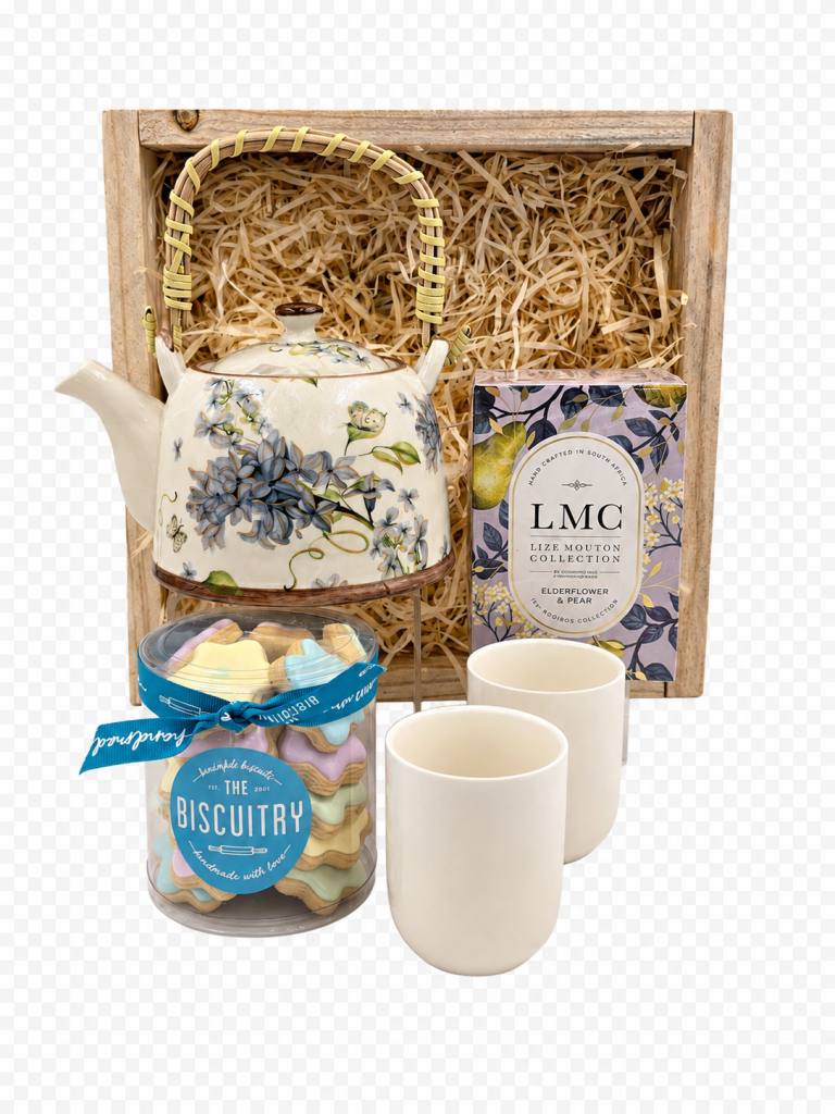 Floral Tea & Biscuit Gift Crate