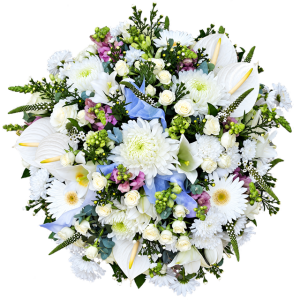 round white round wreath